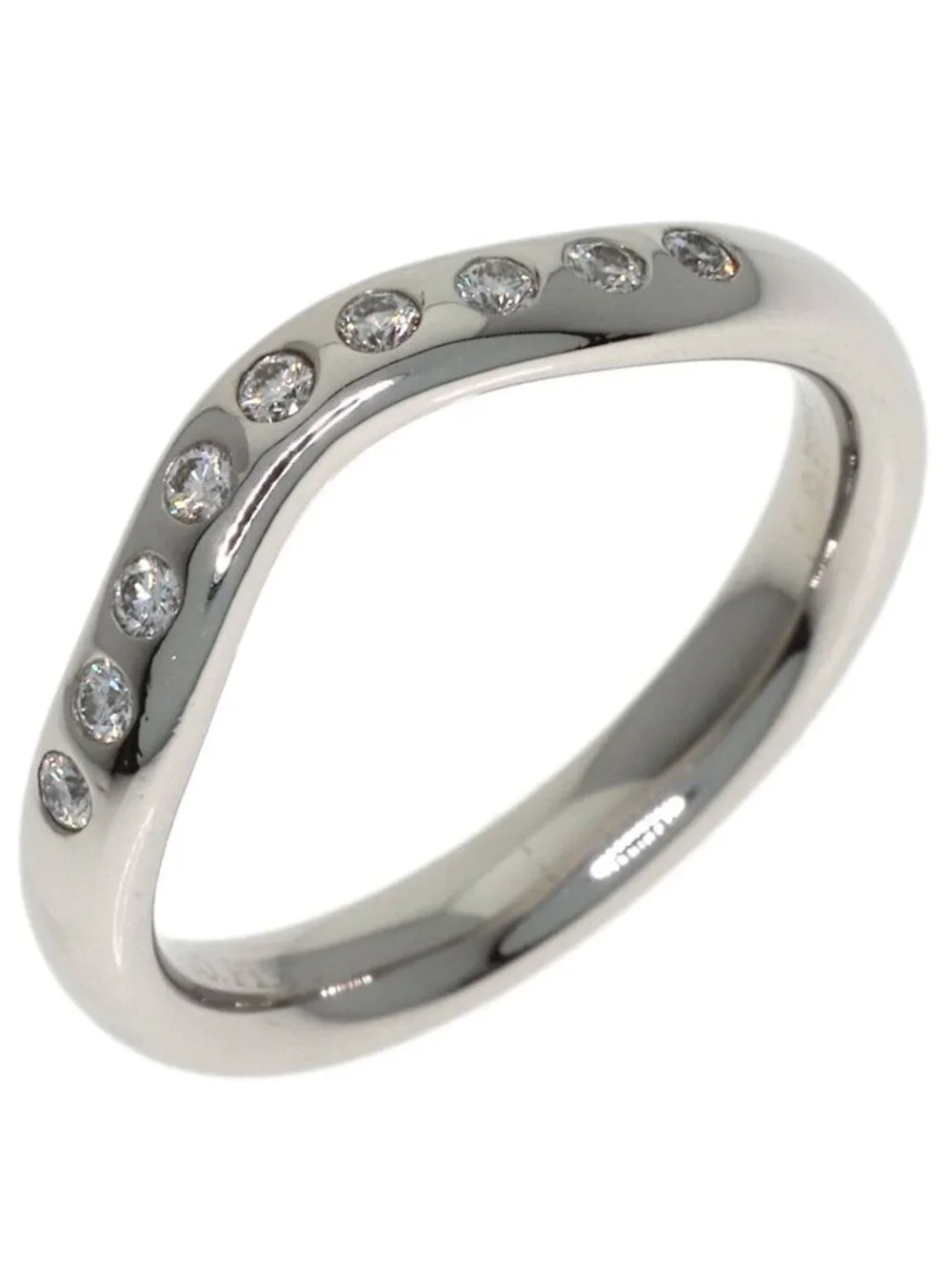 Tiffany & Co Curved Band Diamond Ring